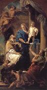 Pompeo Batoni Notre Dame, and the Son in St. John s Nepomuk oil painting